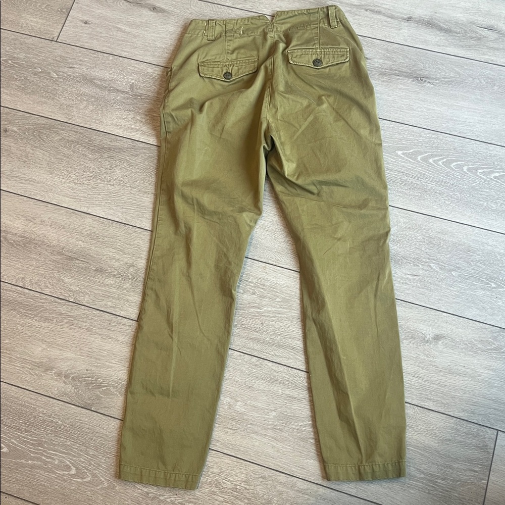 rag & bone Olive Utility Classic field cotton Chinos size 26 - Picture 7 of 8